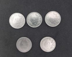 1971,73,74,76,77 TARİHLİ 50 MADENİ 50 KURUŞ.  5 ADET PARA LOTU KONDİSYON YÜKSEK KOLEKSİYONLUK
