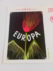FDC; EUROPA CEPT - AVRUPA STRASBURG KOMİSYONU KONSEYİ - 1972