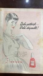 YELPAZE RESİMLİ SALON MECMUASI DERGİSİ - SAYI : 169 - 7 EYLÜL 1955 -PRENSES MARIA BRANKOVİÇ - SULTAN II. MURAD - HATİCE HATUN - ŞEHZADE AHMET - FATİH SULTAN MEHMED - KOSTANTİN - MARA SULTAN - PRENSES TEODORA - SULTAN ORHAN - NILÜFER HATUN - MARIA BRANKOVİÇ’İN OSMANLI SARAYI - BİZANS VE SIRP HANEDANLARI - MARA SULTAN’IN MANASTIR HAYATI - TEODORA VE ORHAN’IN EVLİLİĞİ - HAREMİN BAŞLANGICI - DUYGUSAL ÇÖZÜLME HİKÂYESİ - MIKE VE FRANCES’İN İÇKİLİ DİYALOĞU - AŞK, KISKANÇLIK VE ÖZGÜRLÜK - CUTEV TIRNAK CİLASI - ROJA ŞAMPUAN - YELPAZE POSTACI MEKTUPLARI  PRENSES MARIA BRANKOVİÇ HİKÂYESİ YAZAN: İhsan Boran - SULTAN ORHAN - NILÜFER HATUN - TEODORA - İHSAN BORAN  MÜKEMMEL ERKEK TESTİ - AŞAĞILIK DUYGUSU TESTİ - CEMİYET HAYATI KURALLARI - GÜZELLİK VE MAKYAJ TÜYOLARI - DOMATES VE PİRİNÇ KÖFTESİ TARİFLERİ - TANGEÉ RUJU - CHAT NOIR PUDRASI - ROJA ŞAMPUANI - EVLİLİKTE SADAKAT - SOSYAL İLETİŞİM - OSMANLI SARAYINDA YABANCI GELİNLER - PRENSES TEODORA’NIN EVLİLİĞİ  MÜKEMMEL ERKEK TESTİ HİKAYESİ   - 34 SAYFA