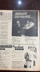 YELPAZE RESİMLİ SALON MECMUASI DERGİSİ - SAYI : 169 - 7 EYLÜL 1955 -PRENSES MARIA BRANKOVİÇ - SULTAN II. MURAD - HATİCE HATUN - ŞEHZADE AHMET - FATİH SULTAN MEHMED - KOSTANTİN - MARA SULTAN - PRENSES TEODORA - SULTAN ORHAN - NILÜFER HATUN - MARIA BRANKOVİÇ’İN OSMANLI SARAYI - BİZANS VE SIRP HANEDANLARI - MARA SULTAN’IN MANASTIR HAYATI - TEODORA VE ORHAN’IN EVLİLİĞİ - HAREMİN BAŞLANGICI - DUYGUSAL ÇÖZÜLME HİKÂYESİ - MIKE VE FRANCES’İN İÇKİLİ DİYALOĞU - AŞK, KISKANÇLIK VE ÖZGÜRLÜK - CUTEV TIRNAK CİLASI - ROJA ŞAMPUAN - YELPAZE POSTACI MEKTUPLARI  PRENSES MARIA BRANKOVİÇ HİKÂYESİ YAZAN: İhsan Boran - SULTAN ORHAN - NILÜFER HATUN - TEODORA - İHSAN BORAN  MÜKEMMEL ERKEK TESTİ - AŞAĞILIK DUYGUSU TESTİ - CEMİYET HAYATI KURALLARI - GÜZELLİK VE MAKYAJ TÜYOLARI - DOMATES VE PİRİNÇ KÖFTESİ TARİFLERİ - TANGEÉ RUJU - CHAT NOIR PUDRASI - ROJA ŞAMPUANI - EVLİLİKTE SADAKAT - SOSYAL İLETİŞİM - OSMANLI SARAYINDA YABANCI GELİNLER - PRENSES TEODORA’NIN EVLİLİĞİ  MÜKEMMEL ERKEK TESTİ HİKAYESİ   - 34 SAYFA