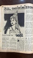 YELPAZE RESİMLİ SALON MECMUASI DERGİSİ - SAYI : 167 - 24 AĞUSTOS 1955 - MEHMED SEYDA - ERNEST HEMINGWAY  SEMRA’NIN MEKTUBU - KARDEŞ SADAKATİ VE AŞK ACISI - HALDUN’UN VEDASI - SELMIN’İN ALDANIŞI - NEDRET’İN PİYANOSU VE VEDASI - BAHÇEDE PUSULA AŞKI - KÖŞKTE GECE BASKINI - AY IŞIĞI SONATI - MEVSİM SONU - AFFETMEYİ REDDETMEK - AŞKIN SONUNDAKİ SESSİZLİK  SEMRA’NIN MEKTUBU HİKÂYESİ - NEDRET’İN SONATI HİKÂYESİ YAZAN: Mehmed Seyda - ATIYE SULTAN - SULTAN II. MAHMUD - SULTAN ABDÜLMECİD - PERVİZFELEK SULTAN - AHMET FETHİ PAŞA - ATIYE SULTAN’IN DOĞUMU - GÜLHANE ŞENLİĞİ - PADİŞAHIN KIZINA İTİNASI - ATIYE’NİN GÜZELLİĞİ VE EĞİTİMİ - DOLMABAHÇE’DE DÜĞÜN - MÜZİK ÇALAN TARAK - ÇEYİZİN İHTİŞAMI - ATIYE’NİN BEDBAHT EVLİLİĞİ - GENÇ YAŞTA ÖLÜMÜ - BAYRAKTARIN NİŞANLISI - OLGA VE MUYO - HÜRRİYET ÖZLEMİ - GÜZELLİK BAKIM TÜYOLARI - YAŞLILIK BELİRTİLERİ - KÜLTÜRLÜ KONUŞMA ÜZERİNE ÖĞÜTLER  ATIYE SULTAN’IN KADERİ HİKÂYESİ YAZAN: İhsan Boran - BAYRAKTARIN NİŞANLISI HİKÂYESİ - YAŞAM TÜYOLARI VE GÜZELLİK  - 34 SAYFA