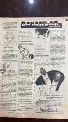 YELPAZE RESİMLİ SALON MECMUASI DERGİSİ - SAYI : 167 - 24 AĞUSTOS 1955 - MEHMED SEYDA - ERNEST HEMINGWAY  SEMRA’NIN MEKTUBU - KARDEŞ SADAKATİ VE AŞK ACISI - HALDUN’UN VEDASI - SELMIN’İN ALDANIŞI - NEDRET’İN PİYANOSU VE VEDASI - BAHÇEDE PUSULA AŞKI - KÖŞKTE GECE BASKINI - AY IŞIĞI SONATI - MEVSİM SONU - AFFETMEYİ REDDETMEK - AŞKIN SONUNDAKİ SESSİZLİK  SEMRA’NIN MEKTUBU HİKÂYESİ - NEDRET’İN SONATI HİKÂYESİ YAZAN: Mehmed Seyda - ATIYE SULTAN - SULTAN II. MAHMUD - SULTAN ABDÜLMECİD - PERVİZFELEK SULTAN - AHMET FETHİ PAŞA - ATIYE SULTAN’IN DOĞUMU - GÜLHANE ŞENLİĞİ - PADİŞAHIN KIZINA İTİNASI - ATIYE’NİN GÜZELLİĞİ VE EĞİTİMİ - DOLMABAHÇE’DE DÜĞÜN - MÜZİK ÇALAN TARAK - ÇEYİZİN İHTİŞAMI - ATIYE’NİN BEDBAHT EVLİLİĞİ - GENÇ YAŞTA ÖLÜMÜ - BAYRAKTARIN NİŞANLISI - OLGA VE MUYO - HÜRRİYET ÖZLEMİ - GÜZELLİK BAKIM TÜYOLARI - YAŞLILIK BELİRTİLERİ - KÜLTÜRLÜ KONUŞMA ÜZERİNE ÖĞÜTLER  ATIYE SULTAN’IN KADERİ HİKÂYESİ YAZAN: İhsan Boran - BAYRAKTARIN NİŞANLISI HİKÂYESİ - YAŞAM TÜYOLARI VE GÜZELLİK  - 34 SAYFA