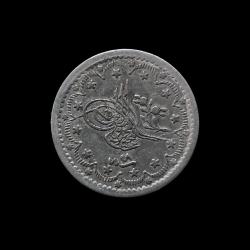 1255/18 (1908) 5 kuruş KM#673 ÇA/AU-55