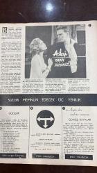 YELPAZE RESİMLİ SALON MECMUASI DERGİSİ - SAYI : 182 - 7 ARALIK 1955 - MAYK HAMMER - ÖMER SAKIP  MAYK HAMMER’IN KAZIK BAR MACERASI - KURŞUN YAĞMURU VE İNTİKAM - KİMLİK OYUNLARI VE YUMRUKLU ADALET - KAYBOLAN ZÜMRÜT’ÜN HABERCİSİ - JALE’NİN KİTAPLARINDAKİ HAZİNE - BİR PUSULA, BİR PİŞMANLIK - KİTAPÇILARDA KAYBOLAN İZLER - MACERA VE MERAKLA DOLU BİR TAKİP  MAYK HAMMER’IN KAZIK BAR MACERASI YAZAN: Ömer Sakıp - BAYRAKTARIN NİSANLISI FOTOROMANI - OĞUZ KORA - SAFİYE HANIM  HOROZ DÖVÜŞÜ - DENİZLİ VE HİNT HOROZLARI - ÜSKÜDAR’DA KIRKPINAR KAHVESİ - KANLI EĞLENCELERİN ELEŞTİRİSİ - SELMA’NIN TRENDE MUYO’YU BULMASI - KISKANÇLIK VE AFFETME - KADINLIK SANATI - EVLİLİKTE TEMİZLİK, NAZİK DAVRANIŞ VE GÖZLERİN DİLİ - ERKEĞİ KAZANMANIN PRATİK YOLLARI - EV İŞLERİ, DİKİŞ, YEMEK VE GÜNLÜK İTİNA  HOROZ DÖVÜŞÜ HİKÂYESİ YAZAN: Oğuz Kora FOTOĞRAF: Hilmi Gümüşde - SELMA VE MUYO HİKÂYESİ - KADINLIK SANATI VE EVLİLİKTE İTİNA HİKAYESİ - ANITA COLBY - HEDY LAMARR - OLIVIA DE HAVILLAND - ELIZABETH TAYLOR -34 SAYFA