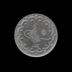 1293/32 (1907) 5 kuruş KM#737 ÇA/AU-55