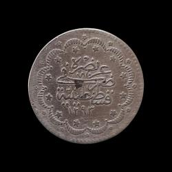 1293/12 (1887) 5 kuruş KM#737