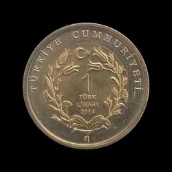 2012 1 lira Byerley Türk Atı KM#1281 ÇİL/MS-63