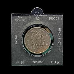 1995 25.000 lira Dünya Hoşgörü Yılı KM#1043