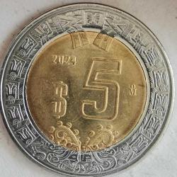 MEKSİKA 2024  5 PESO