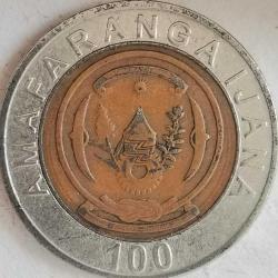 RUANDA 2007  100 AMAFRANGA
