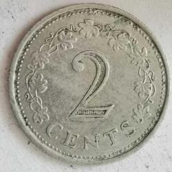 MALTA 1972  2 CENT