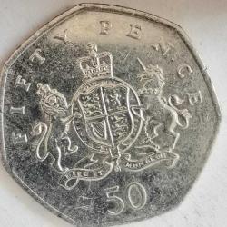 İNGİLTERE 2013  50 PENCE HATIRA 100. Yıldönümü - Christopher Ironside'ın Doğumu