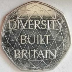 İNGİLTERE 2020  50 PENCE HATIRA British Diversity