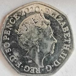İNGİLTERE 2020  50 PENCE HATIRA British Diversity