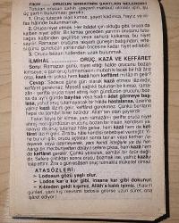 10 KASIM 2002 PAZAR  - TAKVİM YAPRAĞI - DOĞUM GÜNÜ HEDİYESİ - FAZİLET TAKVİMİ - 1.VARNA ZAFERİ (1444)-KIRKLARELİ'NİN KURTULUŞU (1922)-ATATÜRK'ÜN ÖLÜMÜ (1938)-FIKIH ORUCUN SIHHATİNİN ŞARTLARI NELERDİR?