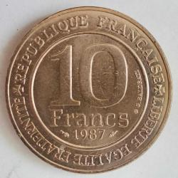 FRANSA 1987   10  FRANK  HATIRA Capet Hanedanının 1000. Yılı (987-1987)