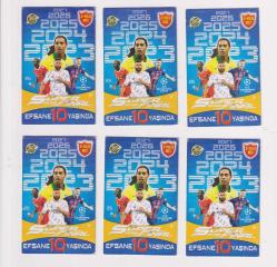 FUTBOLCU KARTLARI 6 ADET