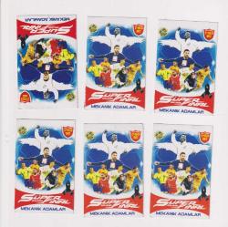FUTBOLCU KARTLARI 6 ADET