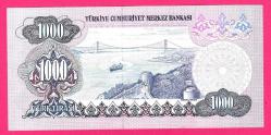 Turkey 1000 Lira PREFIX - D70 - Pick#191 1970 UNC (TK 18 230) ÇİL