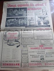 Cumhuriyet Gazetesi - 9 Ocak 1955 - selametin tek şartı yazan Nadir Nadi Başmakale - İsrail Amerikan ve İngiliz elçileri dedikoduyu yalanladılar - Adnan Menderes'in Bağdat'ta Ortadoğu Paktı için yaptığı konuşmalar endişe yaratmamış - Fatin Rüştü Zorlu bağdat'a niçin gitti - Suriye'de Adnan Menderes'i davet ediyor - maliye vekili Hasan Polatkan Almanya'ya gidiyor - Galatasaraylı Bülent Eken futbola veda etti fotoğraf - Adalet tartışılabilir mi yazan Hasan Ali Yücel -  On İkiye Bir Var yazan fahriye Celal - Galatasaray dün Sarajevo ile 3-3 berabere kaldı - Sarajevo bugün Beşiktaş'la oynuyor - oyuncu Kız filmi Taksim sinemasında - Titanik Faciası filmi atlas sinemasında  - yaz bekarı oyunu küçük sahnede - Zoraki Diplomat yazan Yakup Kadri Karaosmanoğlu Yazı Dizisi - Sahte Kahraman Lawrence derleyen Samih Sami Yazı Dizisi - Günün resimleri - Tarihe Geçmiş Büyük Aşklar Kral 14. Lui ve Luiz dö Lavalyer - şehir tiyatrosunda İ. Galip Arcan'ın istifası meselesi - Sümerbank 1955 ikramiye planı