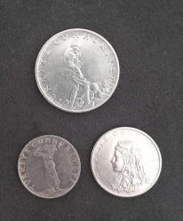 3 ADET 1970'LER 2,5 LİRA - 50 KURUŞ - 25 KURUŞ MADENİ PARA LOTU KONDİSYON YÜKSEK KOLEKSİYONLUK NADİR
