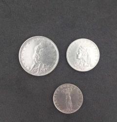 3 ADET 1970'LER 2,5 LİRA - 50 KURUŞ - 25 KURUŞ MADENİ PARA LOTU KONDİSYON YÜKSEK KOLEKSİYONLUK NADİR