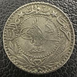 5. MEHMED REŞAD · 20 PARA · (1327/2) · KOSTANTİNİYE · NİKEL. Göbekten Hafif Bombeli.