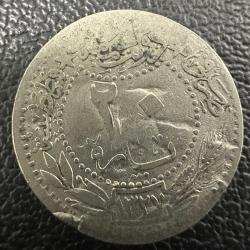 5. MEHMED REŞAD · 20 PARA · (1327/?) · KOSTANTİNİYE · NİKEL.