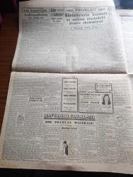 Cumhuriyet Gazetesi - 11 Ağustos 1946 - Halk Partisi'nin kuvveti ve zaafı yazan Nadir Nadi Başmakale - bakanlar kurulu Dün uzun bir toplantı fotoğraf - Demokrat Parti mecliste itirazlara hazırlanıyor - Demokrat Parti milletvekilleri meclise geliyorlar fotoğraf - Zafer Bayramı 30 Ağustos'ta dumlupınar'da büyük tören yapılacak - İngiltere Filistin mandasını bırakmıyor - Tel Avivde Kaçak silahların bulunduğu Mahal muhafaza altında fotoğraf - boğazlar andlaşması  - İzmir yangınını örten esrar - Cemal Nadir Karikatür - haftanın şakaları yazan Burhan Felek - Faide Yıldız Üsküdar yakartepe Gazinosu'nda - Safiye Ayla Mustafa Çağlar Mefharet Yıldırım Cağaloğlu Çiftesaraylar bahçesinde - Devlet Hava yolları umum müdürü Ferruh Şahinbaş - Başbakan Recep Peker tebriklere teşekkürlerini bildiriyor - milli kalkınma partisinin İzmir şubesi yeni merkezi tanımıyor - Charlie Chaplin'in Büyük diktatör filmi Almanya'da iyi karşılanmadı - Hitlerci gençlerin bazıları affedilecek - çapamarka
