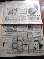 Cumhuriyet Gazetesi - 15 Kasım 1950 - Kore'deki birliğimizle çeteler arasında büyük bir çarpışma - birliğimizin cepheye hareketinden önce yapılan tatbikattan bir intiba fotoğraf - Başbakan Adnan Menderes muhalefetin zayıf olduğunu ileri sürüyor - Amerika'da 40.000 kişi askere çağrıldı - Muzaffer Kayalıbay ölüm hadisesi ile alakalı Ömer İnönü davası - yeni yol vergisi Kanunu - Dün Beykoz'da büyük bir eroin imalathanesi bulundu - karanlık oda yazan Peride Celal - maarifteki istikrarsızlık yazan Burhan Felek - İstanbul basketbol teşvik turnuvası - İsveç takımı AİK Ankara'ya da gelecek - Tüccar Horn filmi İpek sinemasında - Kraliçe Kristin Filmi şark ve İnci sinemasında - küçük hikaye niyet yazan Haluk Eser - Çin'in Kore harbine müdahalesi ne gibi neticeler doğurabilir - İstanbul belediyesi şehir tiyatroları dram kısmında ihtiras tramvayı komedi kısmında tersine Dünya - Kore'den Türkiyedekilere mektup - Türkiyeden Koredekilere mektup - 1950-1951 Yunus Nadi mükafatı Milli mücadele hatırası