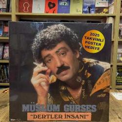MÜSLÜM GÜRSES DERTLER İNSANI PLAK 33'LÜK JELATİNLİ