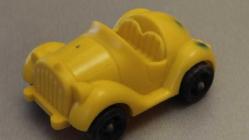 VİKİNG YUMUŞAK PLASTİK ARABA 1979 YILI NADİR İSVEÇ YAPIMI  KOLEKSİYONDAN ÇIKMA KULLANILMIŞ