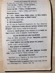 30 KASIM 2002 CUMARTESİ  - TAKVİM YAPRAĞI - DOĞUM GÜNÜ HEDİYESİ - FAZİLET TAKVİMİ - TÜRBE VE TEKKELERİN KAPATILMASI (1925)-KADİR GECESİNDE NE YAPILIR?