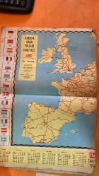 HAYAT HAFTALIK HABER MECMUA, DERGİSİ-  - ORTA SAYFA POSTER-: AVRUPA HARİTASI FOTOĞRAFI - 11 OCAK 1966 SAYI: 11 SIRA NO: 482 - JAMES BOND - ALTIN TABANCALI ADAM - MUHAMMED - MAJORCA - JAMAIKA - AGADIR - PORTO RIKO - MEXICO - TUNUS - CERBE - RIKKAT KÖKNAR - LILI IVANOVA - KERIMAN HALIS - SÜREYYA AĞAOĞLU - TURHAN FEYZIOĞLU - MÜMTAZ TARHAN - GÜRBÜZ ATABEK - NİHAT KANER - MELIH VASSAF - ŞEVKET RADO - PILO-CURA - BİR YILIN ARDINDAN - YILIN FOTOĞRAFI - TÜRKİYE'NİN FEZADAN GÖRÜNÜŞÜ - KIŞ TATİLİ SALGINI - YENİ YIL BAŞLANGIÇ VE SON - SOHBET KÖŞESİ - TÜRKİYE'DE 1965 - FEZA YARIŞI - 10 EKIM SEÇIMLERI - ADALET PARTISI - BİRLEŞMIŞ MİLLETLER GENEL KURULU - GABY - G. KÜNTSCHER - NECATI BILGIÇ - EROL DERNEK - AHMET ŞAHİN - K. YUSUF - CEVDET - FEHMI - KAYA - COŞKUN - NECMI - FETHI - AHMET ÖZACAR - YAVUZ - SÜREYYA - FUAT BALKAN - AHMET FETGERI - MAZHAR KAZANCI - AHMET ŞERAFETTIN - SPAIÇ - RECEP ADANIR - SABRI - SUAT - CEVAT - SAMI - SANLI - FARUK - K. RAHMI - FERHUN - GÜVEN -  EKSİKSİZ TAM TAKIM 48 SAYFA