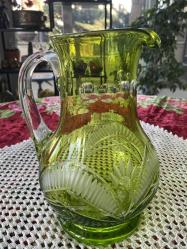 Bohem kristal sürahi