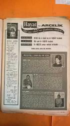 HAYAT HAFTALIK HABER MECMUA, DERGİSİ-   ORTA SAYFA POSTER: ÇEŞME BAŞINDAKİ KADIN, ORMANDA GEZİNTİ TABLOLARI - 8 HAZİRAN 1967 SAYI: 24 SIRA NO: 557 - AYTEN GÖKÇER - CÜNEYT GÖKÇER - AYKUT SÖZERİ - OLCAY POYRAZ - TANSU AYTAR - FERDİ MERTER - BERNARD SHAW - ALAN JAY LERNER - FREDERICK LOEWE - GABRIEL PASCAL - MAHİNUR POYRAZ - VEFA POYRAZ - EDİZ HUN - ULVİYE BENGİSU - GAYLE HUNNICUT - MEL FERRER - LEYDİ CAILLIS - YUL BRYNNER - TERENCE YOUNG - BEDFORD DÜŞESİ - MY FAIR LADY - PIGMALION - GALATHEA - AFRODİT - OP BENİ KATE - COVENT GARDEN KRALLIK OPERASI - TOPKAPI SARAYI - KAPALIÇARŞI - HAYAT KÜLTÜR HAMLESİ - ARÇELİK KADINI YARIŞMASI -  EKSİKSİZ TAM TAKIM 48 SAYFA