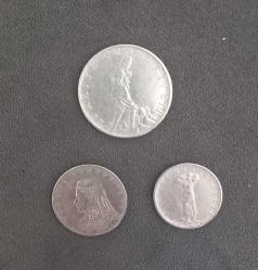 3 ADET 1970'LER 2,5 LİRA - 50 KURUŞ - 25 KURUŞ MADENİ PARA LOTU KONDİSYON YÜKSEK KOLEKSİYONLUK NADİR