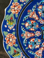 Kütahya çini Dekoratif tabak