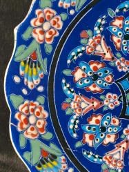 Kütahya çini Dekoratif tabak