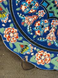 Kütahya çini Dekoratif tabak