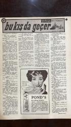 YELPAZE RESİMLİ SALON MECMUASI DERGİSİ - SAYI : 32 - 21 EYLÜL 1960 -SALIH DIZER - AKILE ARTUN - MELÂHAT PARS - ESMA ENGIN - RIZA RIT - MUALLA GÖKÇAY - ORHAN ŞENER - REFIK AHMET SEVENGIL - NURETTIN ÇAMLIDAĞ - MES'UT CEMIL TEL - SAYRA PIKAN - SADI HOSSES - GÜLIZAR ERSEL - CÜNEYD ORHON - HAYAT ORHON - TÜRKÂN DIZER - TÜLÜN KORMAN - AHMET ÇAĞAN - ARIF SAMI TOKER - NUSRET ERSÖZ - FAHRI KOPUZ - SADETTIN KAYNAK - HACI ARIF BEY - HACI FAIK BEY - YORGO BACANOZ - ALEKO BACONOZ - SUSAN HAYWARD - LUCILLE BALL - RITA HAYWORTH - GREER GARSON - ELAINE STEWART - RHONDA FLEMING - MAUREEN O'HARA - DONNA REED - ALEX SMITH - TELDEN TELE - SEVGIMI KIMSELER BILMEDI - MUSIKIMIZ - BILIYOR MUSUNUZ - BIZE KALIRSA - BU HAFTANIN ŞARKISI - GEÇMIŞ ZAMAN OLUR KI - SAN'ATKAR ADRESLERI - BIR SAC - E KIRMIZI ILAR VAR - SEVGIMI KIMSELER BILMEDI HİKAYESİ, YAZAN : SAYRA PIKAN NUSRET ERSÖZ HİKAYESİ, YAZAN : NUSRET ERSÖZ   - 28 SAYFA