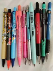 PENTEL -ROTRİNG-FABER CASTELL -ADEL-ROTRİNG MİKRO 0.7MM VERSATİL KALEM UÇLU KURŞUN KALEM 10 ADET +120 Lİ 12 KUTU UÇ+20 ADET BÜYÜK  SİLGİ TOPLAM 42 PARÇA