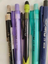 FABER CASTELL 0.7MM VERSATİL KALEM 5 ADET +120 Lİ 12 KUTU UÇ+20 ADET BÜYÜK  SİLGİ TOPLAM 37 PARÇA+ÜCRETSİZ KARGO