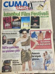 SABAH GAZETESİ DOĞUM GÜNÜ HEDİYESİ- 3 NİSAN 2009 -Nil Karaibrahimgil - Tuna Kiremitçi - Maria Perdue - İsmail Ünal - Atilla Boraşay - Ayfer Tunç - Elif Safak - Cem Adrian - Aslan Eroğlu - Figen Yanık - İstanbul Film Festivali - Ayaklarda son durum - Nil’in şarkıları su yüzüne çıktı - Bu kadınlar çıplak değil aslında - Aramıza bir köpek girerse - Giden başkanlar kalan başkanlar - Vadim o kadar yeşildi ki - Suyun üstünde Nil keyfi - DJ setinin başında aşık lama - Çocuklar bilmeli ki - Beykozlu cheesecake uzmanı Maria - İstanbul Film Festivali’nin Kare As’ı - Hafta sonu reçetesi - Marley&Ben - Son Oyun - Vahşet Partisi - Hızlı ve Öfkeli 4 - Yengeç Oyunu - Ayakkabının cazibesi - Sihirli dans adımları için - Aşk yüklü levhalar