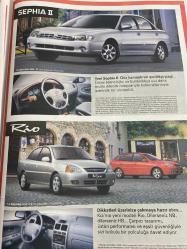 KIA GAZETESİ DOĞUM GÜNÜ HEDİYESİ -Anadolu grup-sorento-carnıval-shuma-carens-magentis-pregıo-KIA KİTAPÇIĞI-sayfa sayısı sekiz