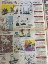 SABAH ÇİZGİ DÜNYASI GAZETESİ DOĞUM GÜNÜ HEDİYESİ -10 NİSAN 2005 - Mesut Yılmaz-Bedri Koraman-karikatürler-bilmeceler-bulmacalar-limon ile zeytin karikatürü-dünyadan fıkra ve karikatür-Cominek karikatür-Fatih solmaz-