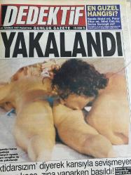 DEDEKTİF GAZETESİ DOĞUM GÜNÜ HEDİYESİ -21 TEMMUZ 1997 -Hande Ataizi-Pınar Elice-Sibel Can-Seren Serengil-İktidarsızım diyerek karısıyla sevişmeyen kurnaz koca zina yaparken basıldı-İktidar Yalanı-Müthiş Teklif-O ne şeytandır-Ozan beni de sevdi-Serdar da azıttı-Baldız davasına ölüyordu-Yeni aşk arıyor-Hangisi daha güze— Yunanistan’ın karşımızda görmek istiyor Hatice Öz-Yılmaz’la basılan Deniz-müthiş teklif-trilyoner dul uche ile okochayı istedi-selam olsun Serdar Ortaç’ın seks oyunu herkesi şok etti-Tanju Çolak-Rıdvan Dilmen-Banu Alkan-Başak Sayan-Ünal küpeli-Mustafa Sandal-Tuğba Özay-Ebru Şallı-Ozan orhon-Adnan Kahveci-Nimet Kahveci-hangisi daha güzel-Çetin Coşkun-talihsiz baba dedektife bu pozu verdikten sonra öldürüldü