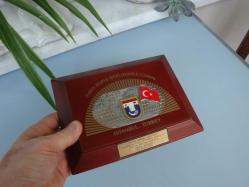 3. üncü KOLORDU KOMUTANLIĞI AHŞAP PLAKET - ( NATO RAPID DEPLOYABLE  CORPS ) - ASKERİ PLAKET