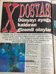 KORKU GAZETESİ DOĞUM GÜNÜ HEDİYESİ -17 MAYIS 1997 - Manevi şifa uzmanı ve yıldız yorumcusu hacı kudret Sandra bugünden itibaren korkuda yazıyor-dünyayı ayağa kaldıran gizemli olaylar-metrelerce yükseklikten düştüler ama ölmediler onları kimler koruyor-aksakallı dede-kanatlı melek-Kemal’i cinler öldürdüğü-Sümbül Efendi türbesi şifa dağıtıyor-kısmet açtıran türbe-madenleri kölesi yapan adam-kendisini bir uzaylı olduğunu ve dünyayı kurtarmaya geldiğini söylüyordu-zaman tünelde garip kayboluş- Beni vuracaklar-şeytana karşı Savaşanlar-dünyanın çatısındaki muhafız birliği-büyücü-Atilla Solaker-öldürülen Peter curran-ölü koca geri dönüp karısına katillerini anlattı mezardan gelen itiraf-manken Gizem Özdil‘in en büyük korkusu karanlık evin bütün ışıklarını yakar öyle yatarım