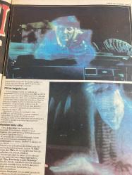 KORKU GAZETESİ DOĞUM GÜNÜ HEDİYESİ -17 MAYIS 1997 - Manevi şifa uzmanı ve yıldız yorumcusu hacı kudret Sandra bugünden itibaren korkuda yazıyor-dünyayı ayağa kaldıran gizemli olaylar-metrelerce yükseklikten düştüler ama ölmediler onları kimler koruyor-aksakallı dede-kanatlı melek-Kemal’i cinler öldürdüğü-Sümbül Efendi türbesi şifa dağıtıyor-kısmet açtıran türbe-madenleri kölesi yapan adam-kendisini bir uzaylı olduğunu ve dünyayı kurtarmaya geldiğini söylüyordu-zaman tünelde garip kayboluş- Beni vuracaklar-şeytana karşı Savaşanlar-dünyanın çatısındaki muhafız birliği-büyücü-Atilla Solaker-öldürülen Peter curran-ölü koca geri dönüp karısına katillerini anlattı mezardan gelen itiraf-manken Gizem Özdil‘in en büyük korkusu karanlık evin bütün ışıklarını yakar öyle yatarım